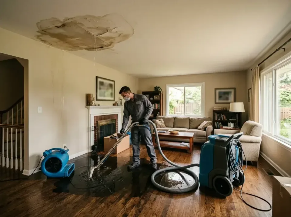 attic-pipe-burst-ceiling-drip-008 — frequently asked questions, Water Damage Restoration & Carpet Care in Loyalhanna, PA